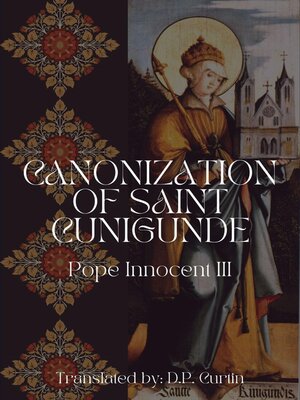 cover image of Canonization of Saint Cunigunde